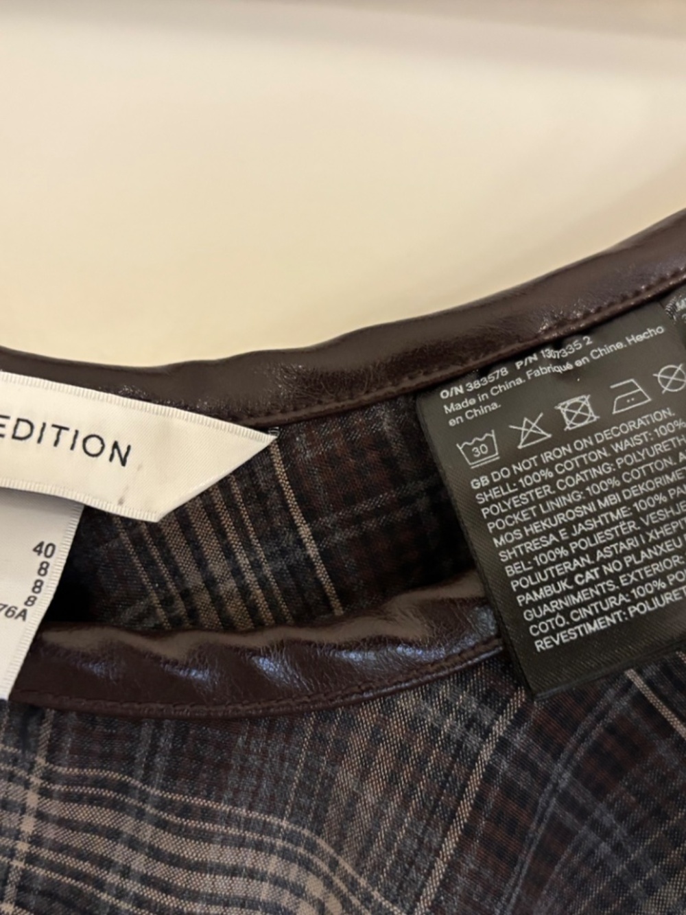 H&M Cotton plaid circle skirt - Picture 5 of 7